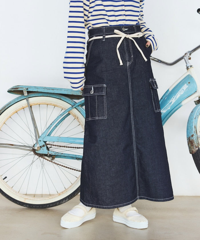 聯名 CARGO CURVE SKIRT