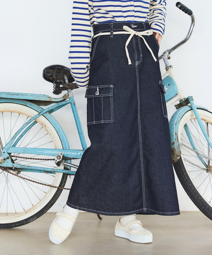 聯名 CARGO CURVE SKIRT