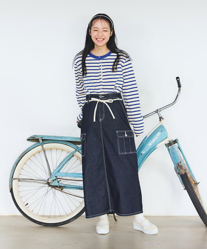 聯名 CARGO CURVE SKIRT