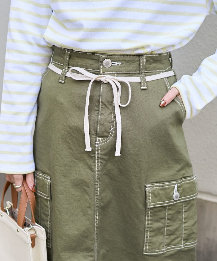 聯名 CARGO CURVE SKIRT