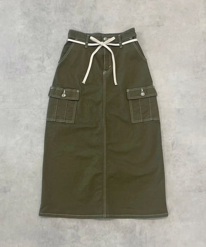 聯名 CARGO CURVE SKIRT