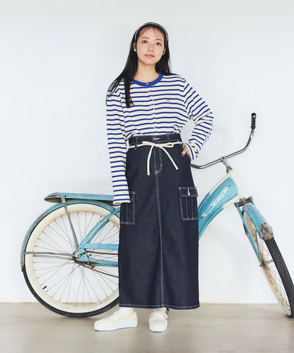 聯名 CARGO CURVE SKIRT