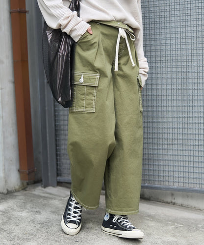 聯名 TUCK CURVE WIDE CARGO PANTS