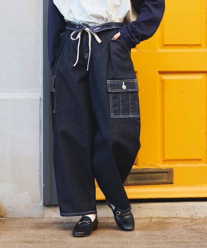 聯名 TUCK CURVE WIDE CARGO PANTS