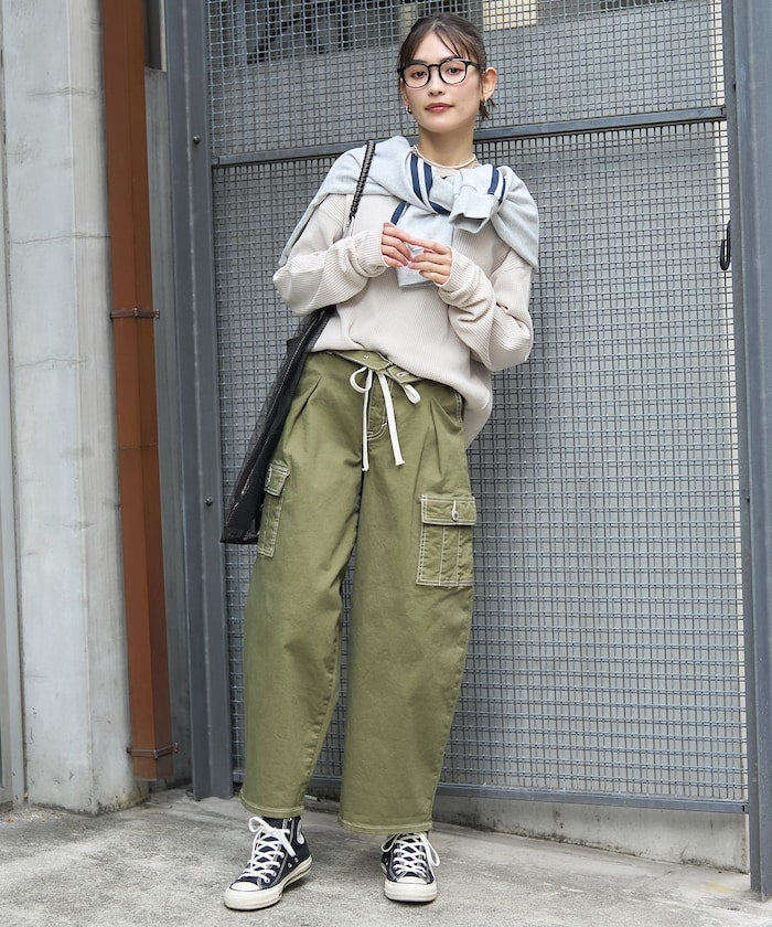 聯名 TUCK CURVE WIDE CARGO PANTS