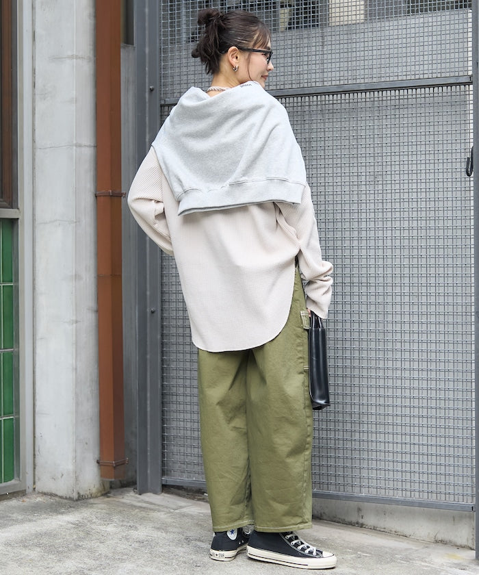 聯名 TUCK CURVE WIDE CARGO PANTS