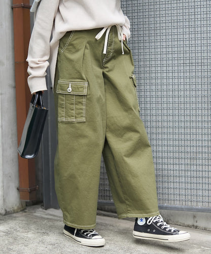 聯名 TUCK CURVE WIDE CARGO PANTS