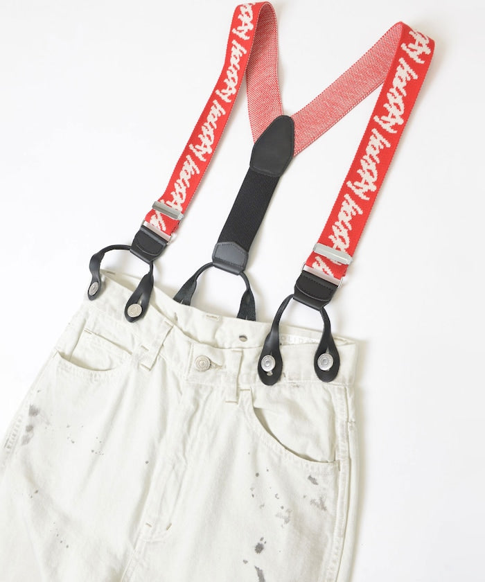 PAINT DENIM 2P SUSPENDER PANTS OFF