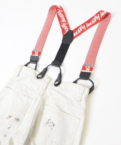 PAINT DENIM 2P SUSPENDER PANTS OFF