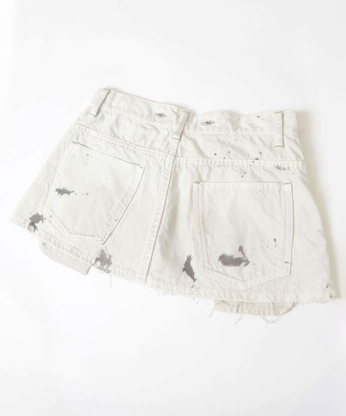 PAINT DENIM 2P SUSPENDER PANTS OFF