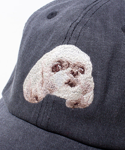 【GLOSTER】清洗後的狗刺繡帽