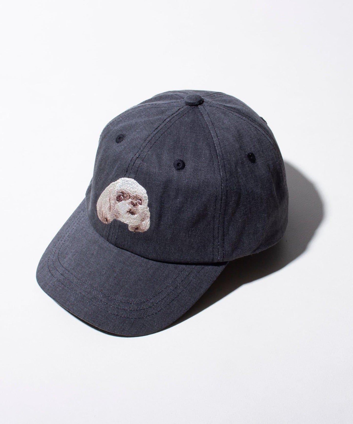 【GLOSTER】清洗後的狗刺繡帽