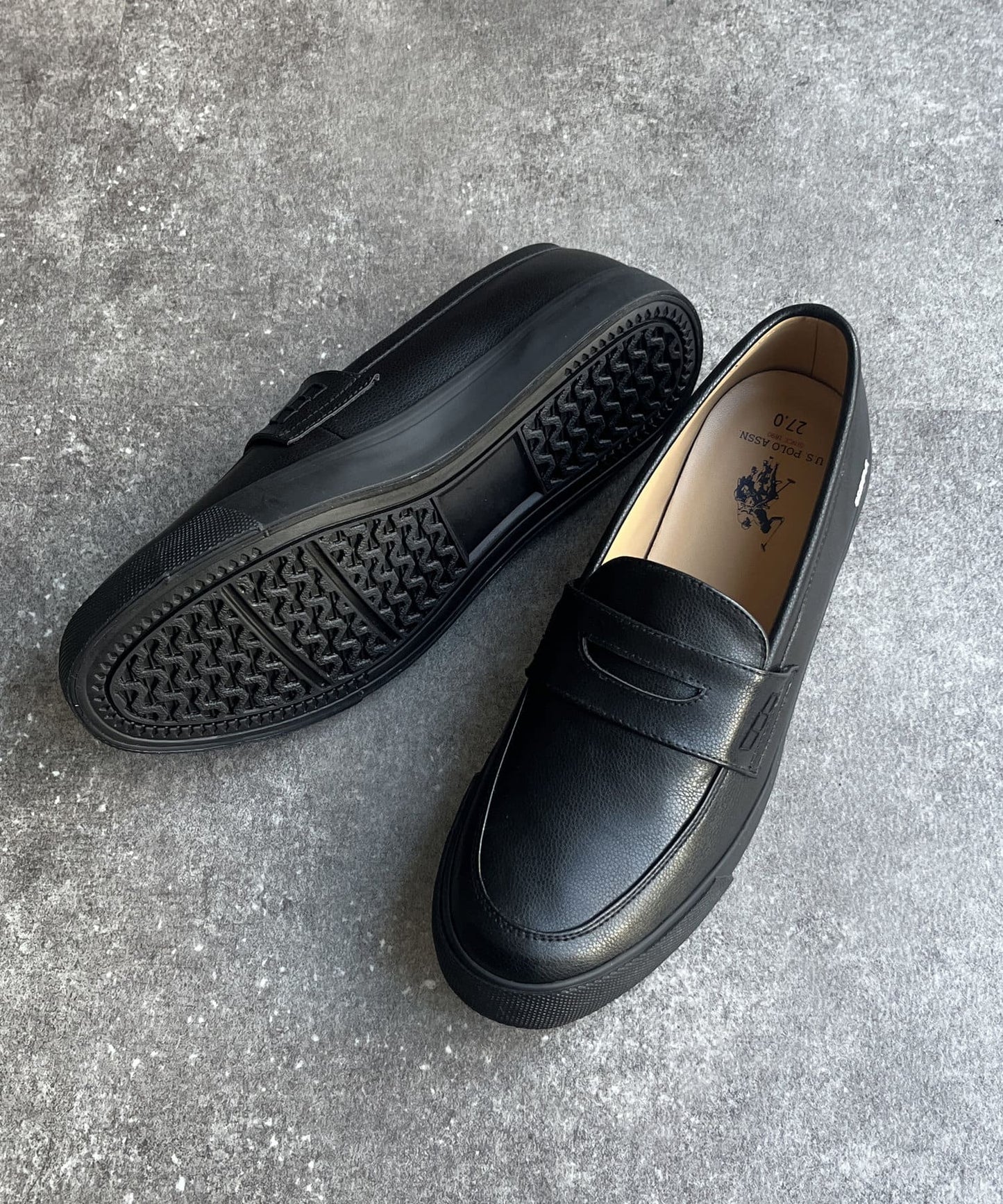 【U.S. POLO ASSN.】仿皮運動鞋