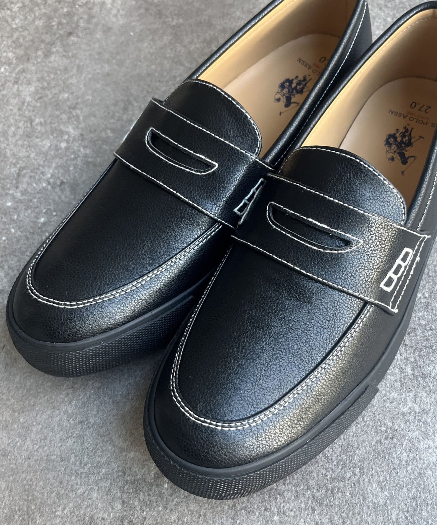 【U.S. POLO ASSN.】仿皮運動鞋