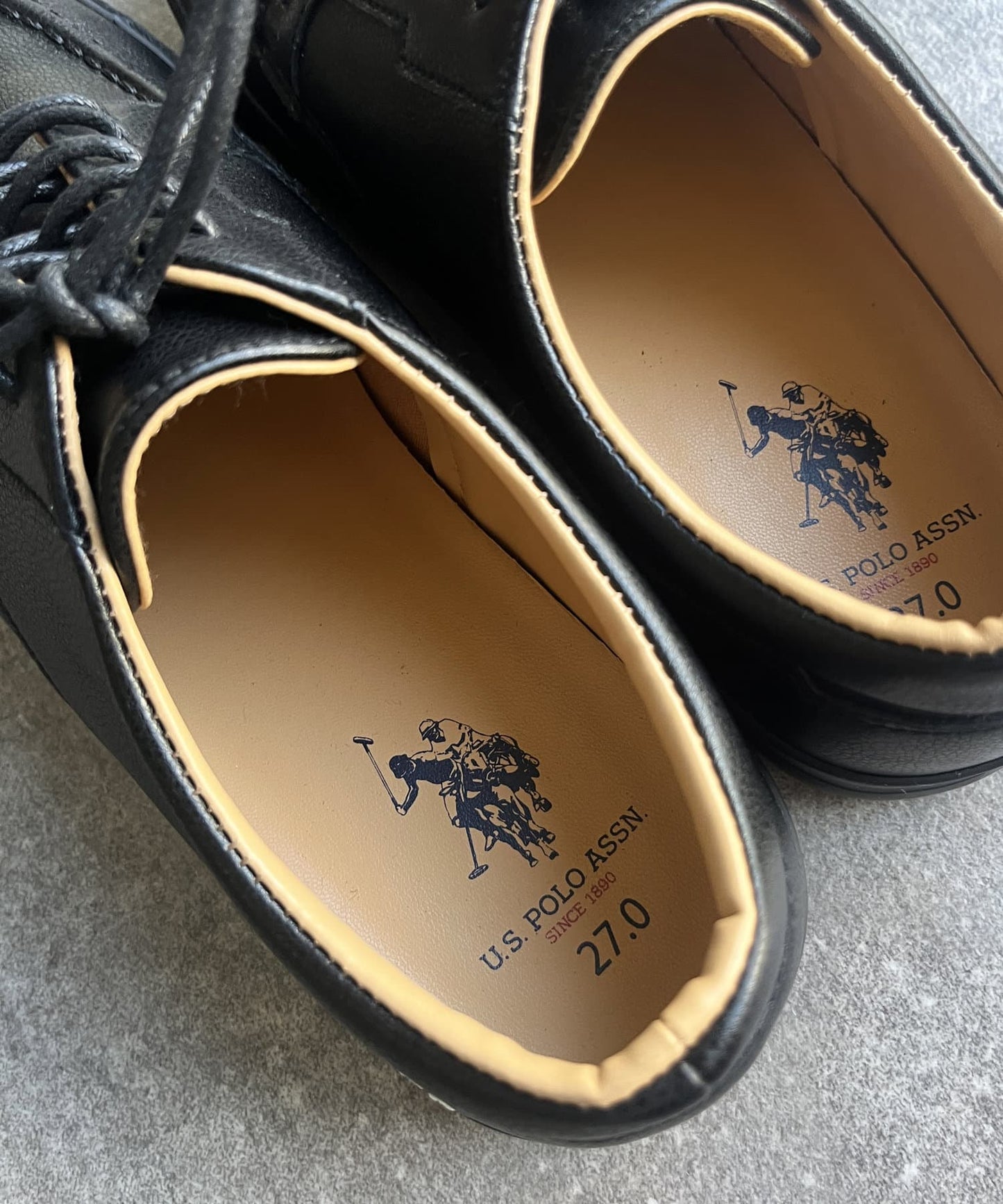 【U.S. POLO ASSN.】仿皮運動鞋