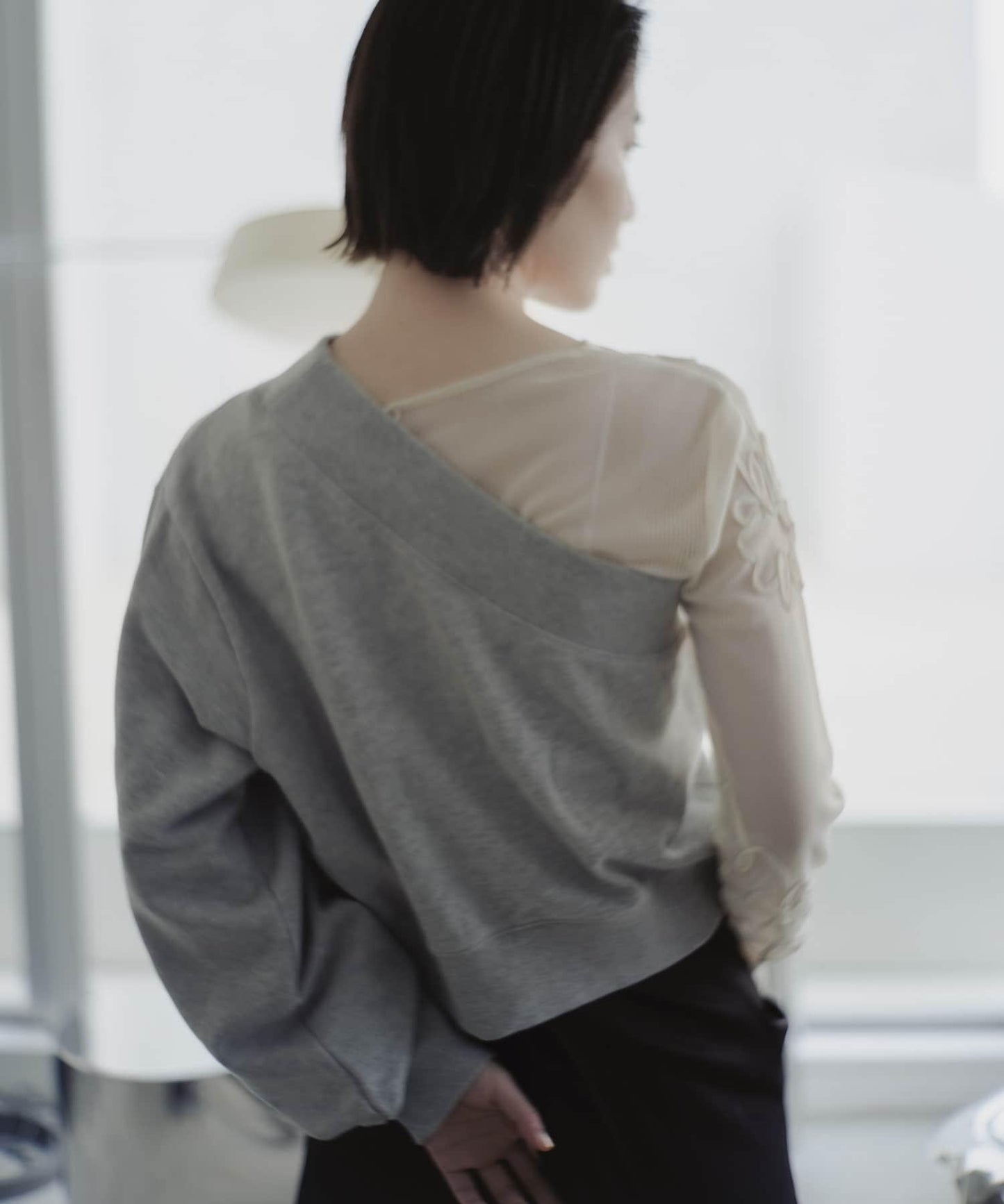 【Kastane】單肩運動衫