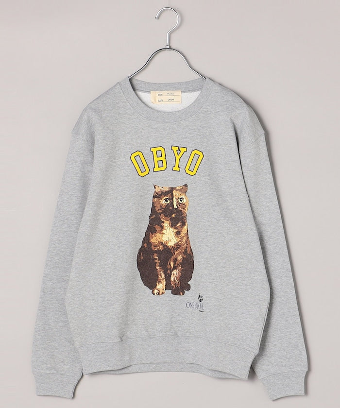 college style print sweat1