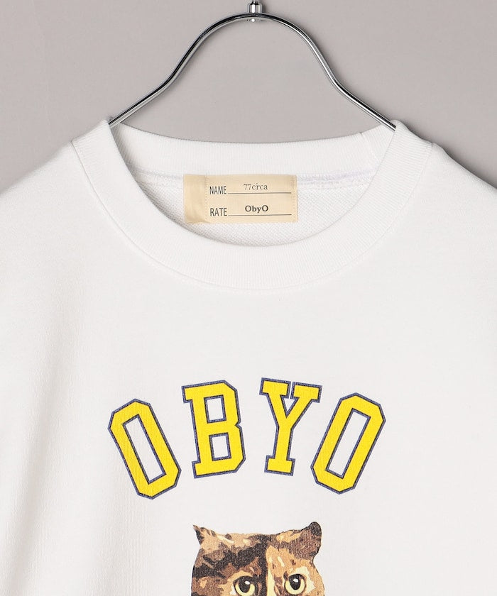 college style print sweat1