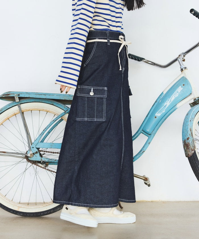 聯名 CARGO CURVE SKIRT