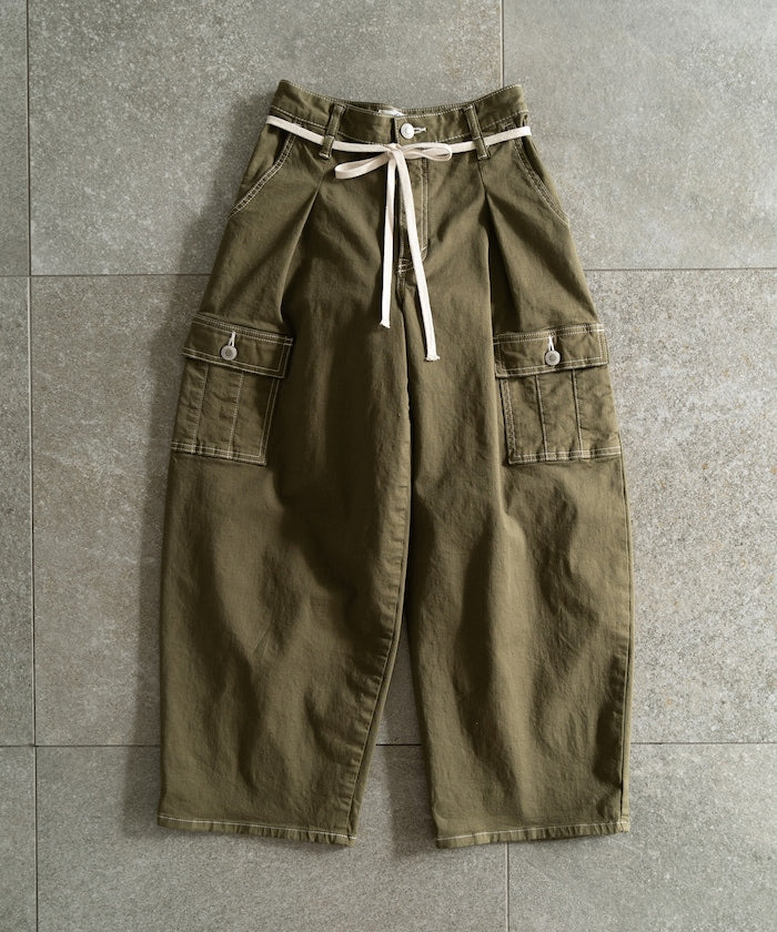 聯名 TUCK CURVE WIDE CARGO PANTS