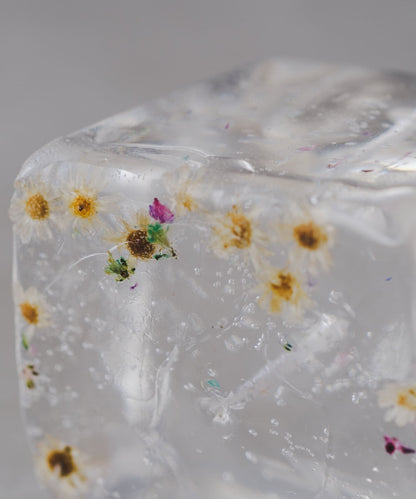 透明花蠟燭