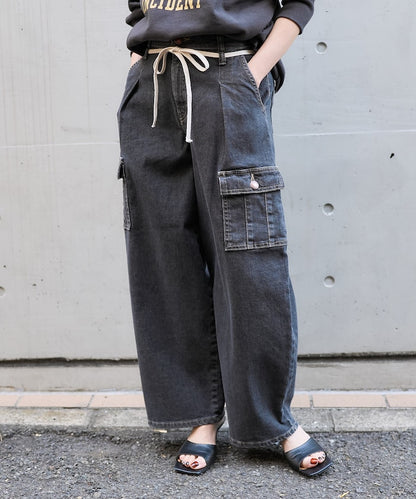 聯名 TUCK CURVE WIDE CARGO PANTS