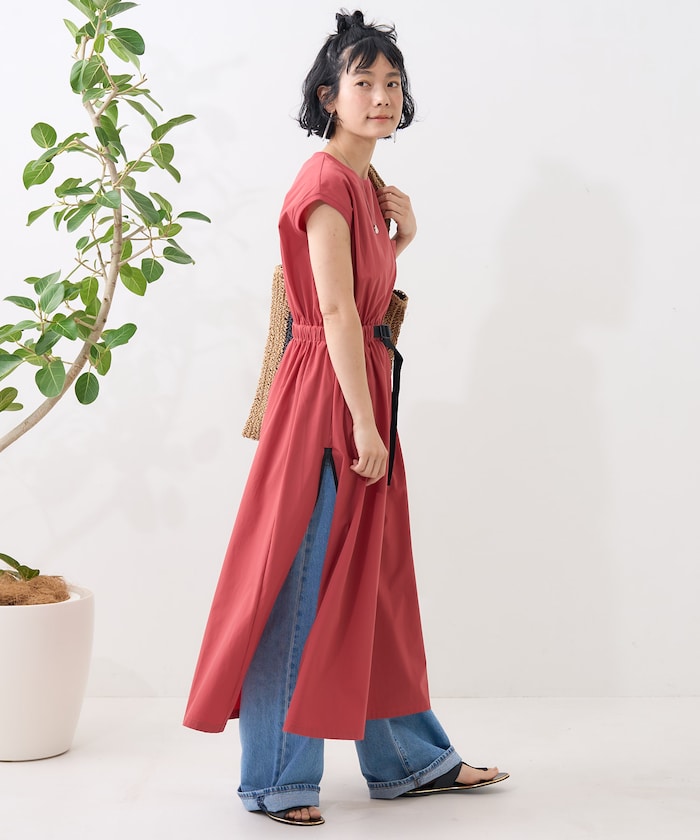 腰帶連衣裙