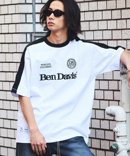 BEN DAVIS×FREAK'S STORE/本戴維斯 聯名 Logo 圓領 遊戲襯衫 印花T恤