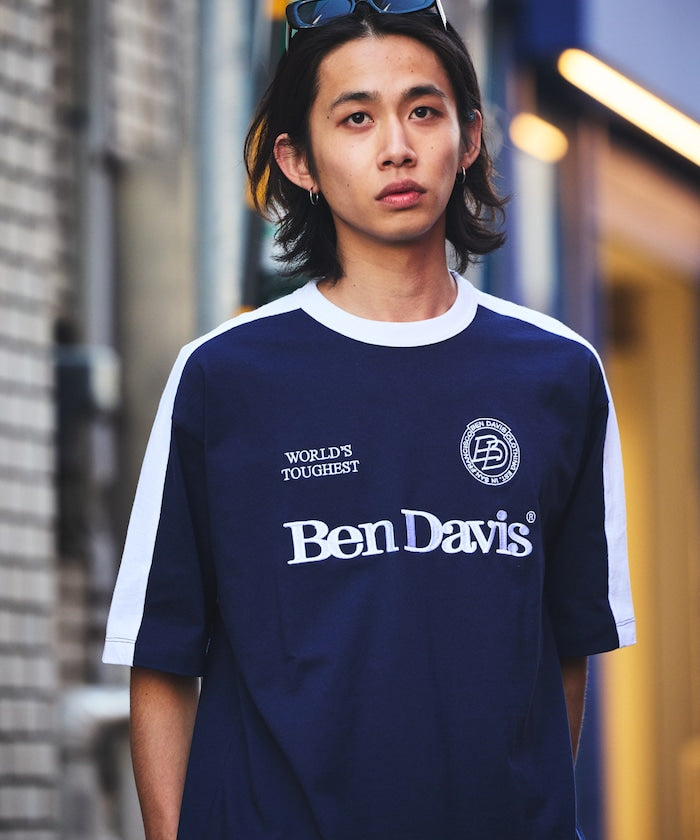 BEN DAVIS×FREAK'S STORE/本戴維斯 聯名 Logo 圓領 遊戲襯衫 印花T恤