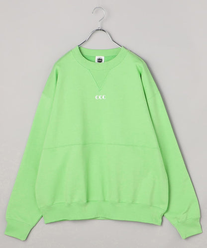 Embroidered Logo Switching Sweat