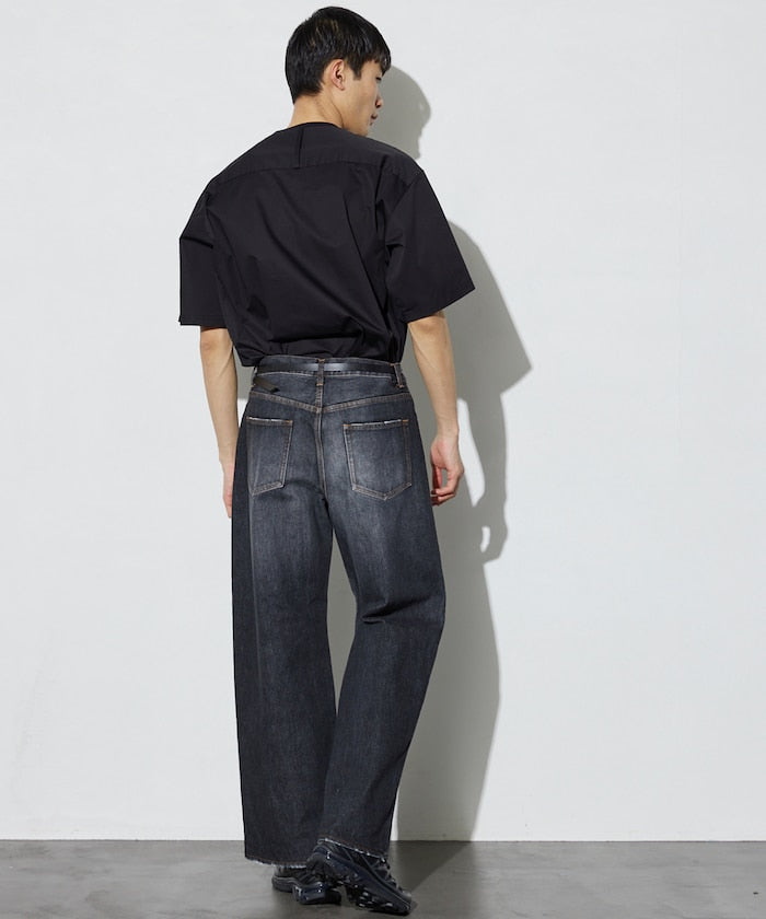 WIDE BAGGY FADED DENIM / 寬鬆褪色牛仔褲