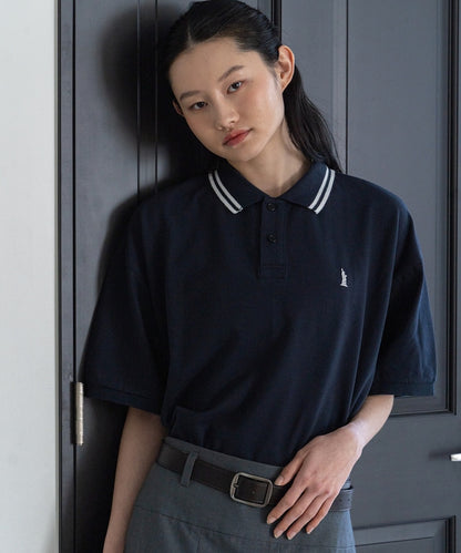 一點刺繡 肋線POLO衫【限定推出】