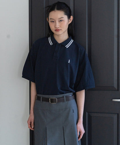 一點刺繡 肋線POLO衫【限定推出】