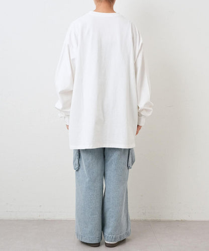 【UNISEX】信息印花圓領T恤