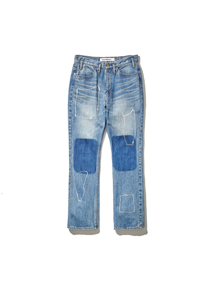 RESEARCHED 5P JEANS/ 12.5 oz DENIM / SASHIKO
