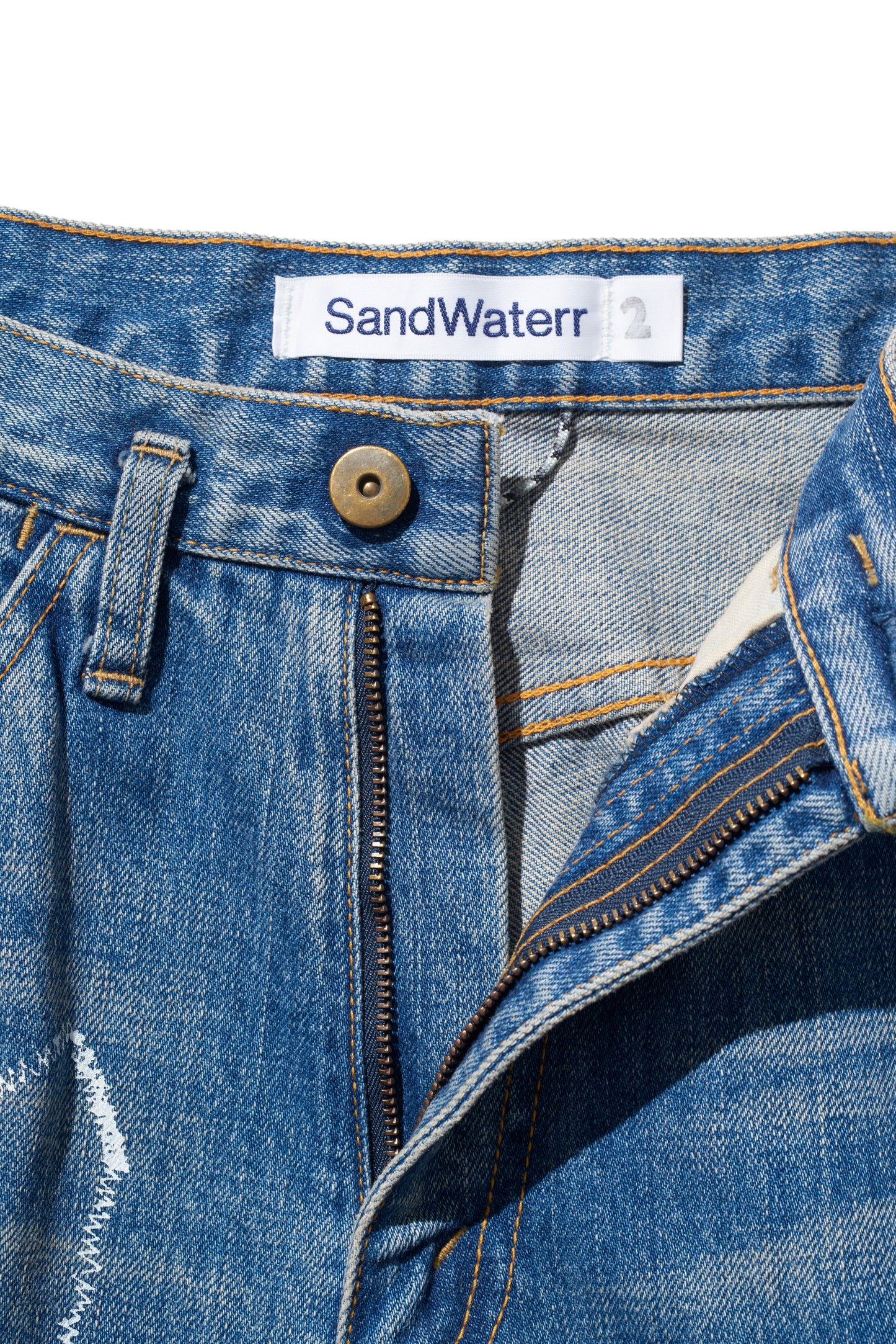 RESEARCHED 5P JEANS/ 12.5 oz DENIM / SASHIKO