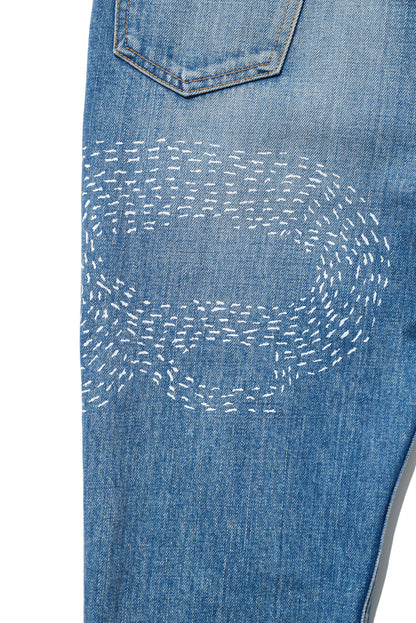 RESEARCHED 5P JEANS/ 12.5 oz DENIM / SASHIKO