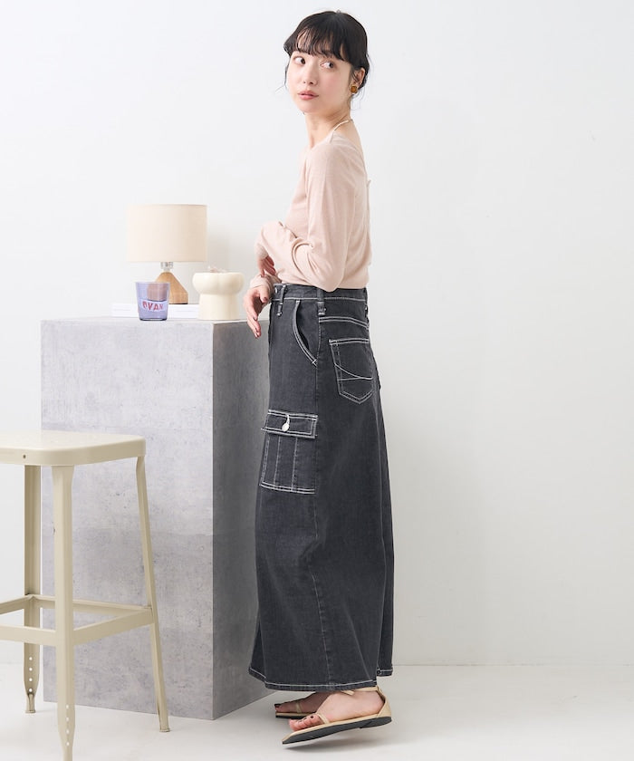 聯名 CARGO CURVE SKIRT