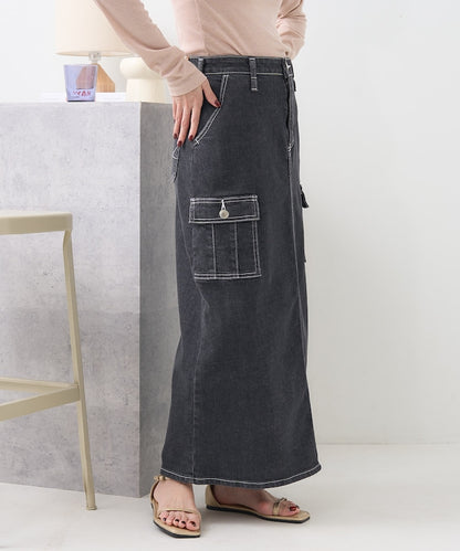 聯名 CARGO CURVE SKIRT