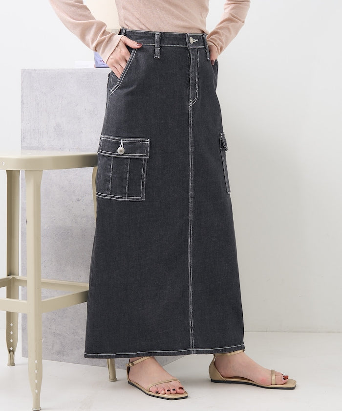 聯名 CARGO CURVE SKIRT