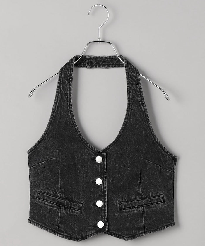 HALTER VEST 灰黑色