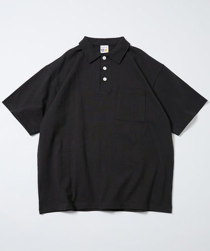 10.5盎司重量 短袖高領Polo領T恤