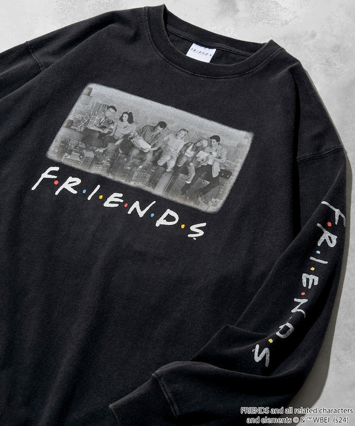 『FRIENDS』 休閒合身 長袖T恤