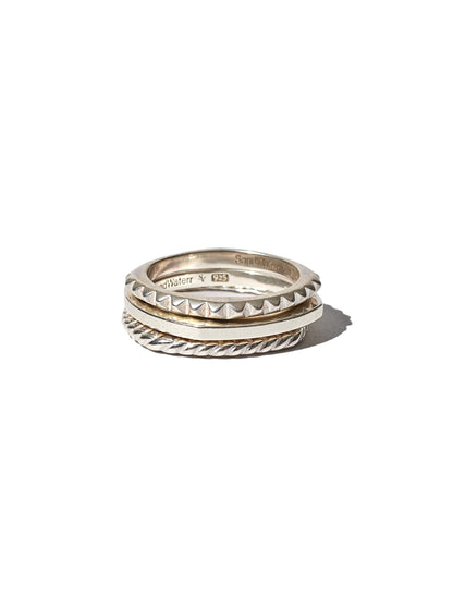 CRAFTED 3P LAYER RING × END