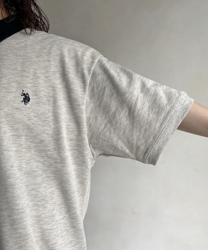 【U.S. POLO ASSN.】裡毛半袖半拉鍊