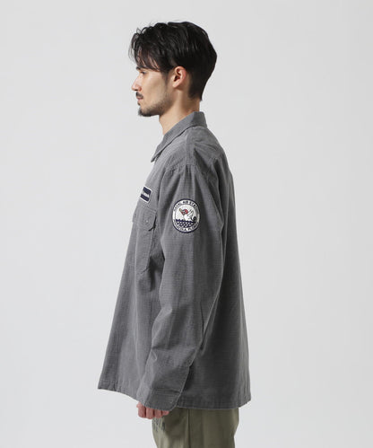《直營店限定》PIGMENT ZIP UP JACKET / 顏料拉鍊夾克 / AVIREX / 阿維雷克斯