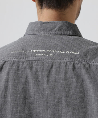 《直營店限定》PIGMENT ZIP UP JACKET / 顏料拉鍊夾克 / AVIREX / 阿維雷克斯
