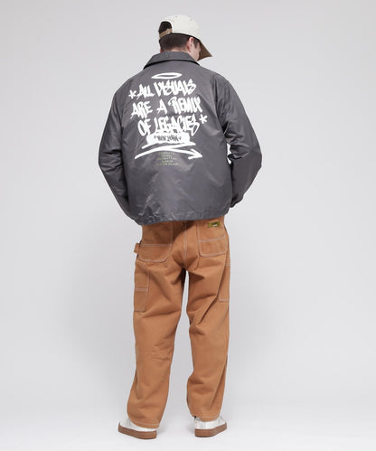 《直營店限定》TAGGING DESIGN COACH JACKET / 標籤設計教練夾克