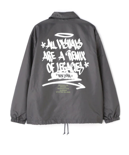 《直營店限定》TAGGING DESIGN COACH JACKET / 標籤設計教練夾克