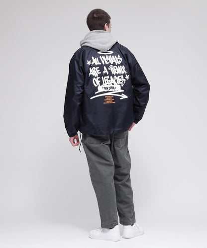 《直營店限定》TAGGING DESIGN COACH JACKET / 標籤設計教練夾克